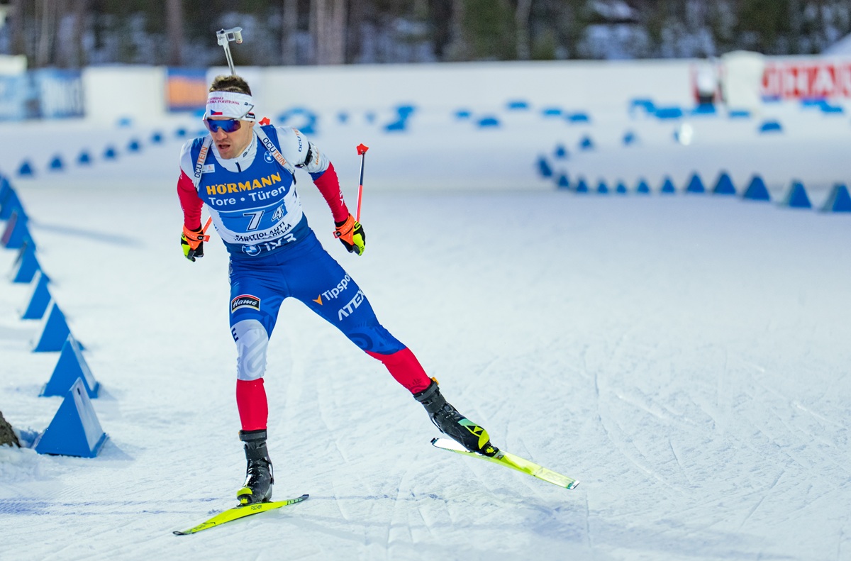 Michal Krčmář, štafeta mužů na SP v Kontiolahti 2026